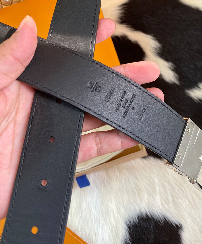 Louis Vuitton Belt Slender 35mm Reversible M9906T Black