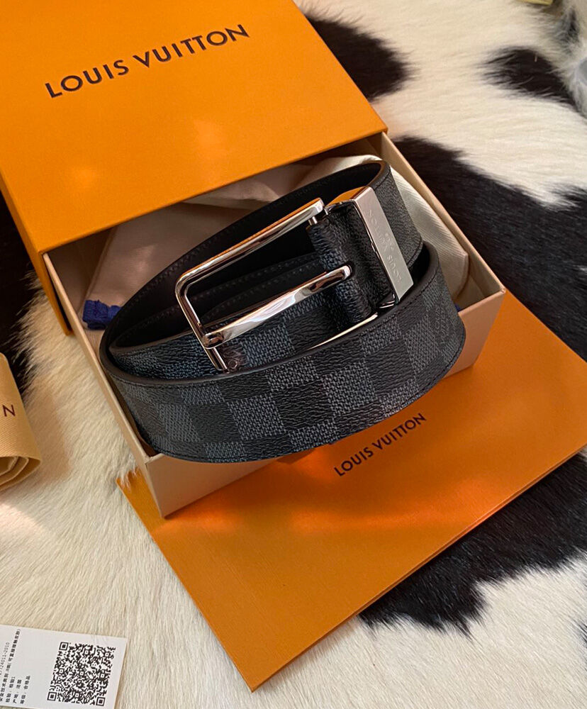 Louis Vuitton Belt Pont Neuf M9402S Black