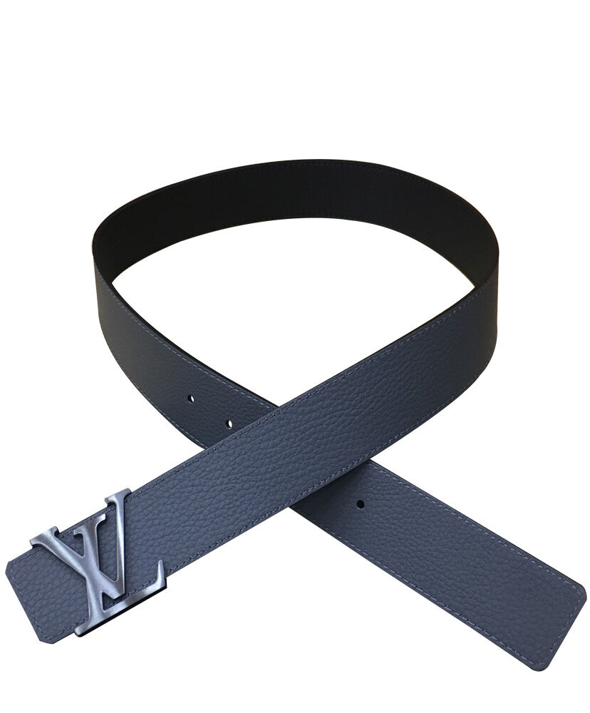 Louis Vuitton Belt LV Initiales Reversible Dark Gray