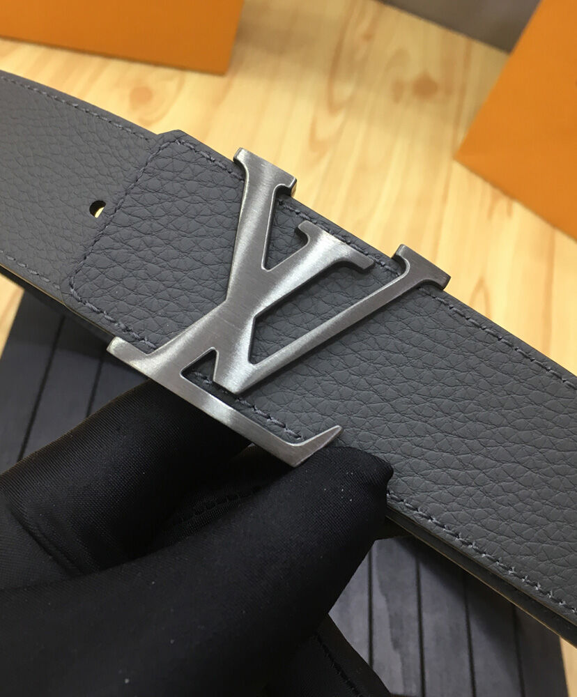 Louis Vuitton Belt LV Initiales Reversible Dark Gray