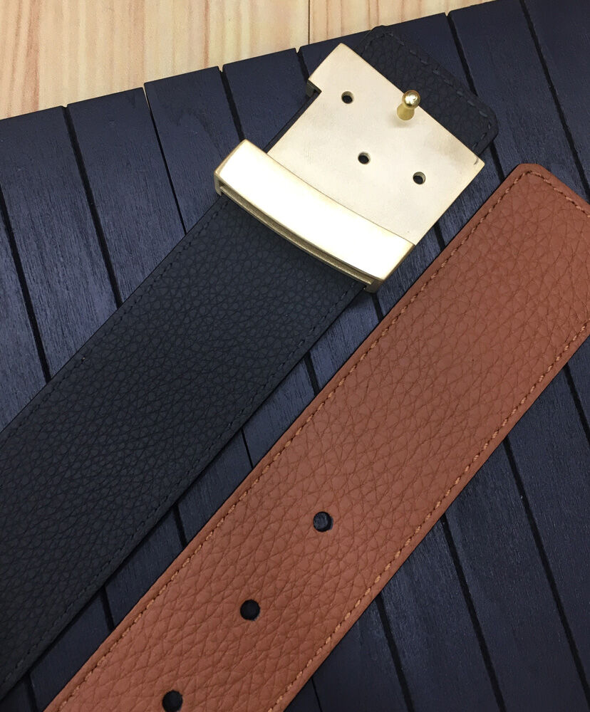 Louis Vuitton Belt LV Initiales Reversible Coffee