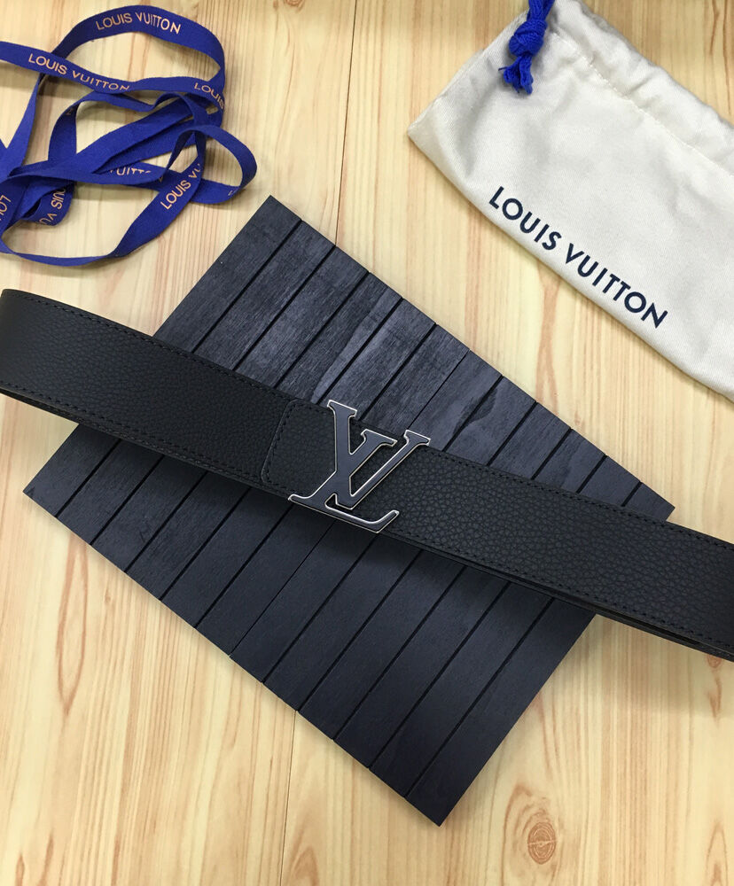 Louis Vuitton Belt LV Initiales Reversible Black