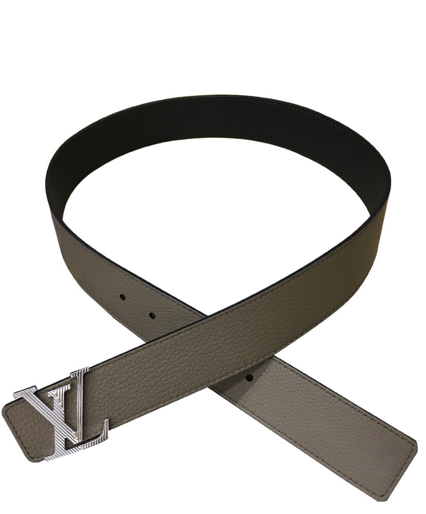 Louis Vuitton Belt LV Initiales Reversible Gray