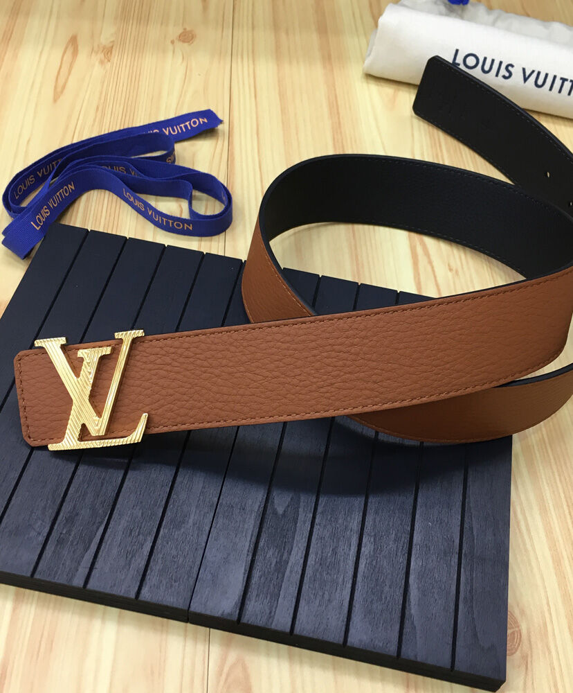 Louis Vuitton Belt LV Initiales Reversible Coffee