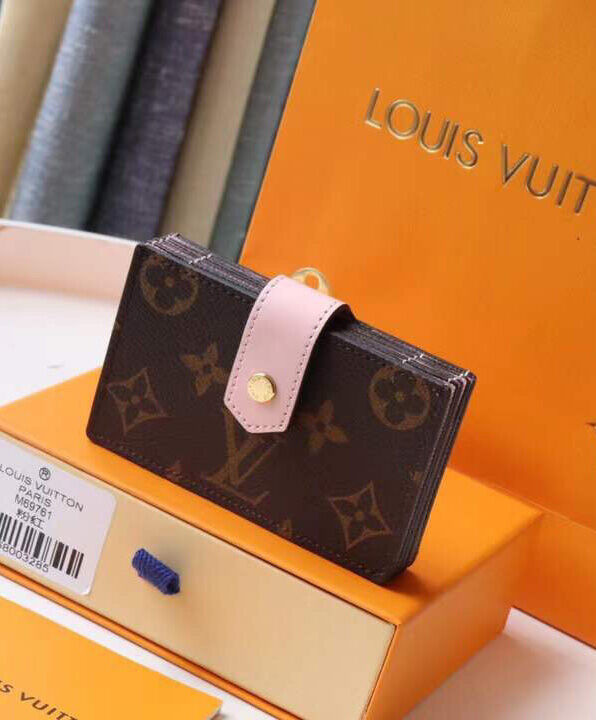 Louis Vuitton Wallet Card Holder M69761 M80878 Pink