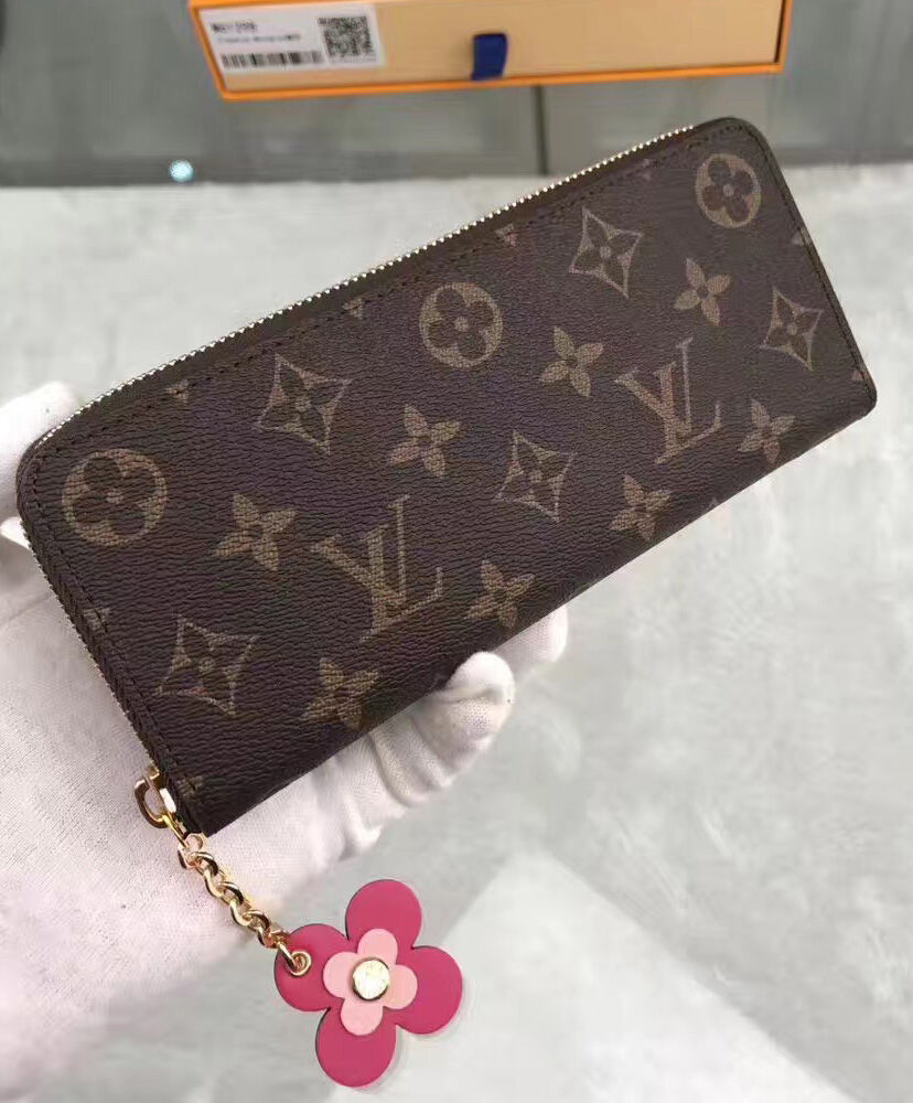 Louis Vuitton Wallet Clemence Wallet M64201 Peachblow