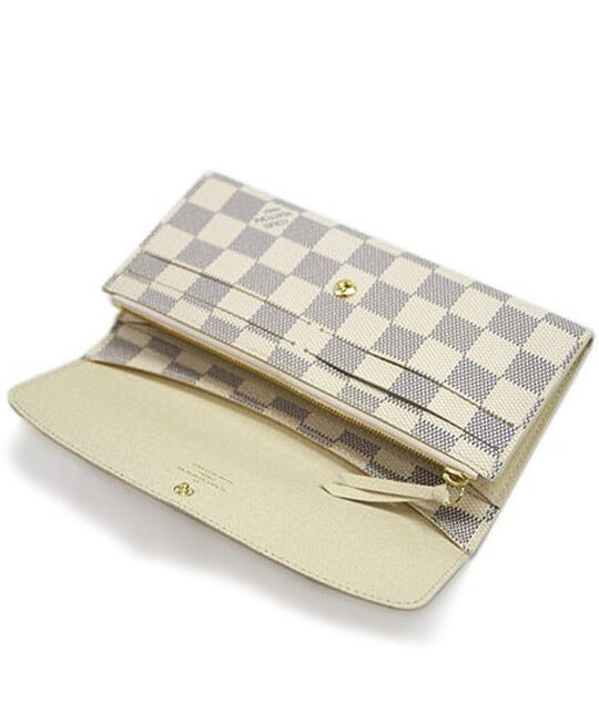 Louis Vuitton Wallet Emilie Wallet N63546 White