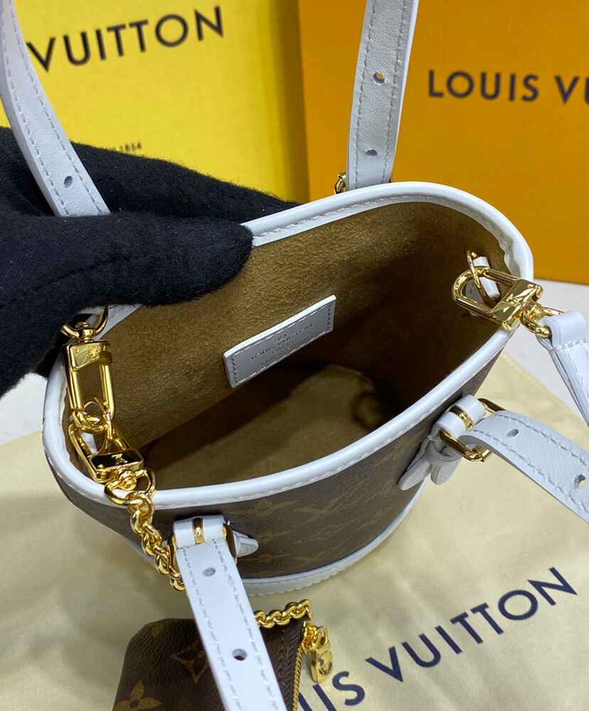 Louis Vuitton Nano Bucket White