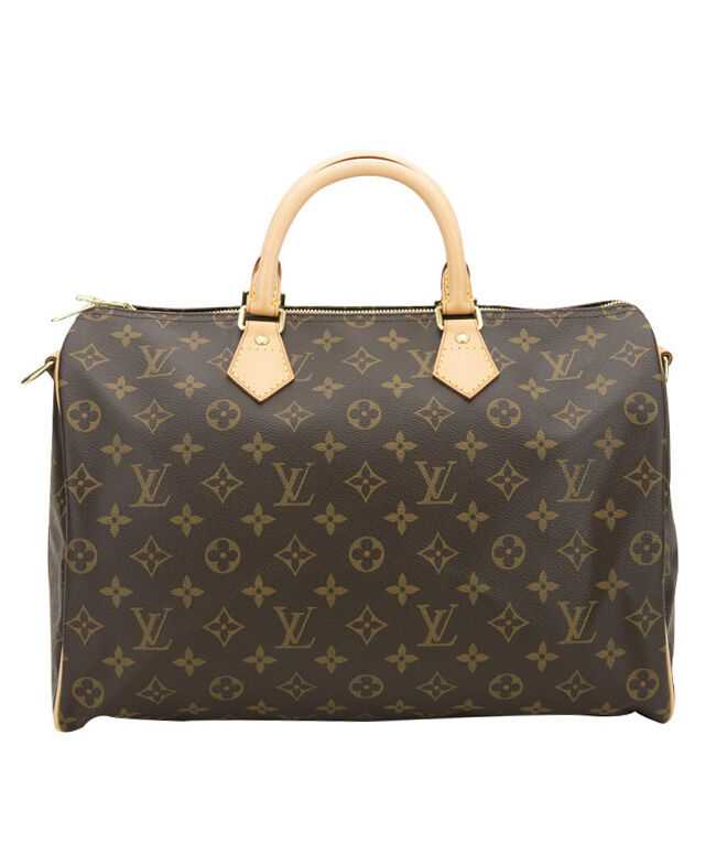 Louis Vuitton monogram speedy M40392 Brown