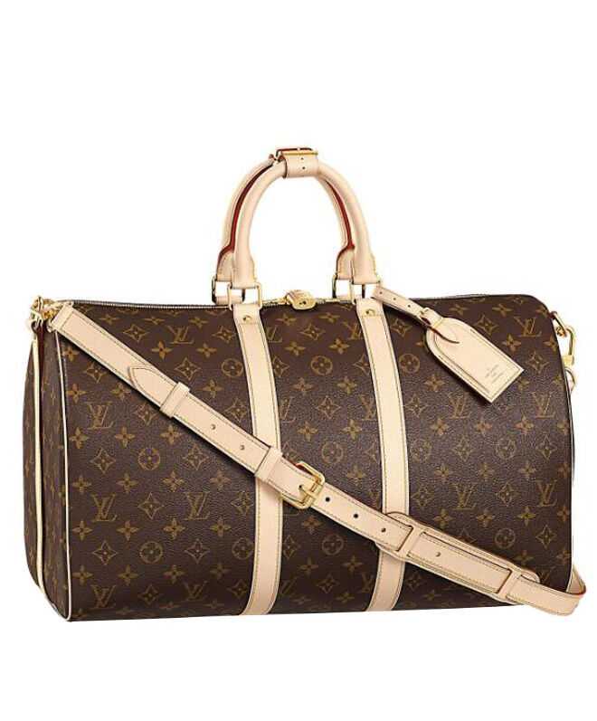 Louis Vuitton Monogram Keepall M41417 Brown