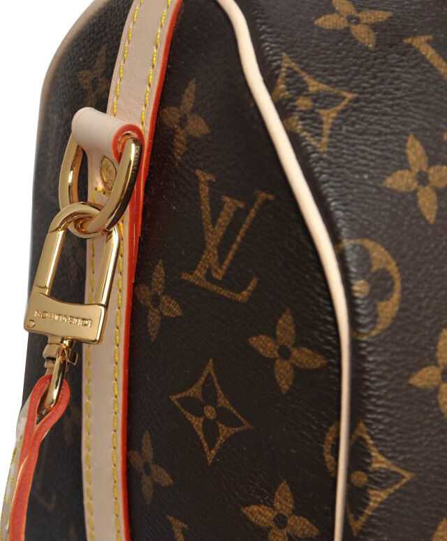 Louis Vuitton monogram speedy M40390 Brown