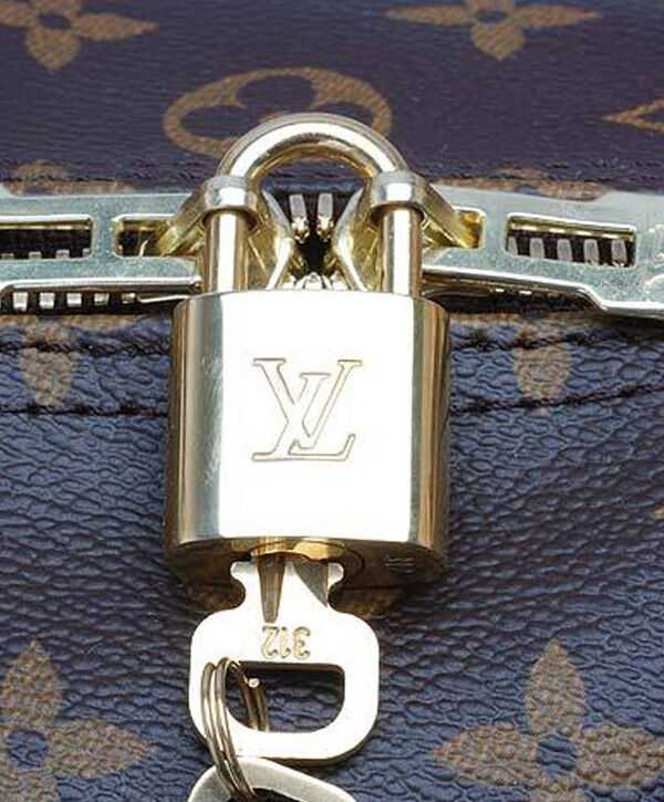 Louis Vuitton monogram speedy M40393 Brown