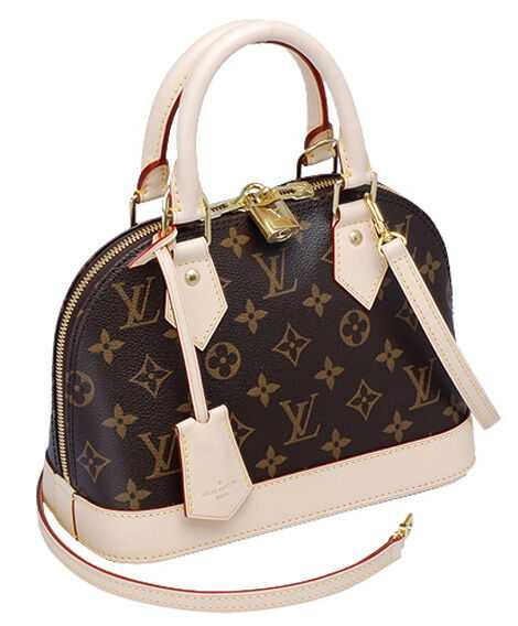 Louis Vuitton Monogram Canvas Alma Shoulder Bag M53152 Brown