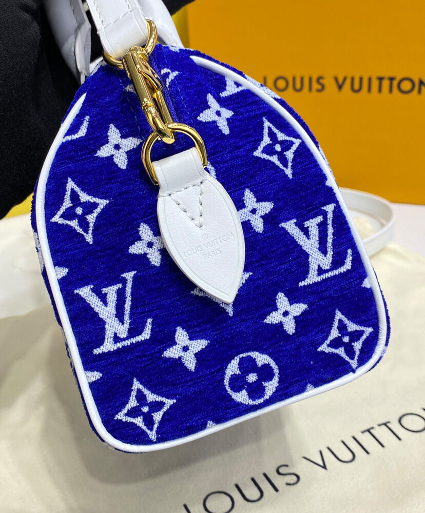 Louis Vuitton Speedy Bandouliere 20 M20751 Blue