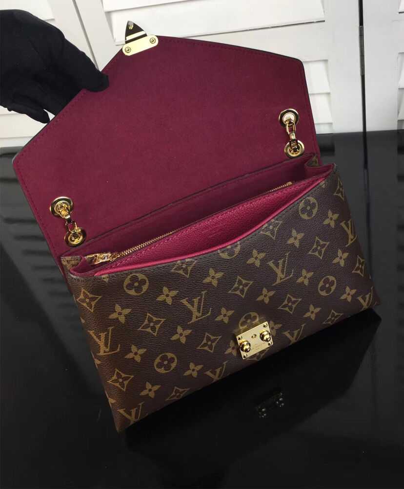 Louis Vuitton Monogram Canvas Pallas Chain Havane M41201 Mauve