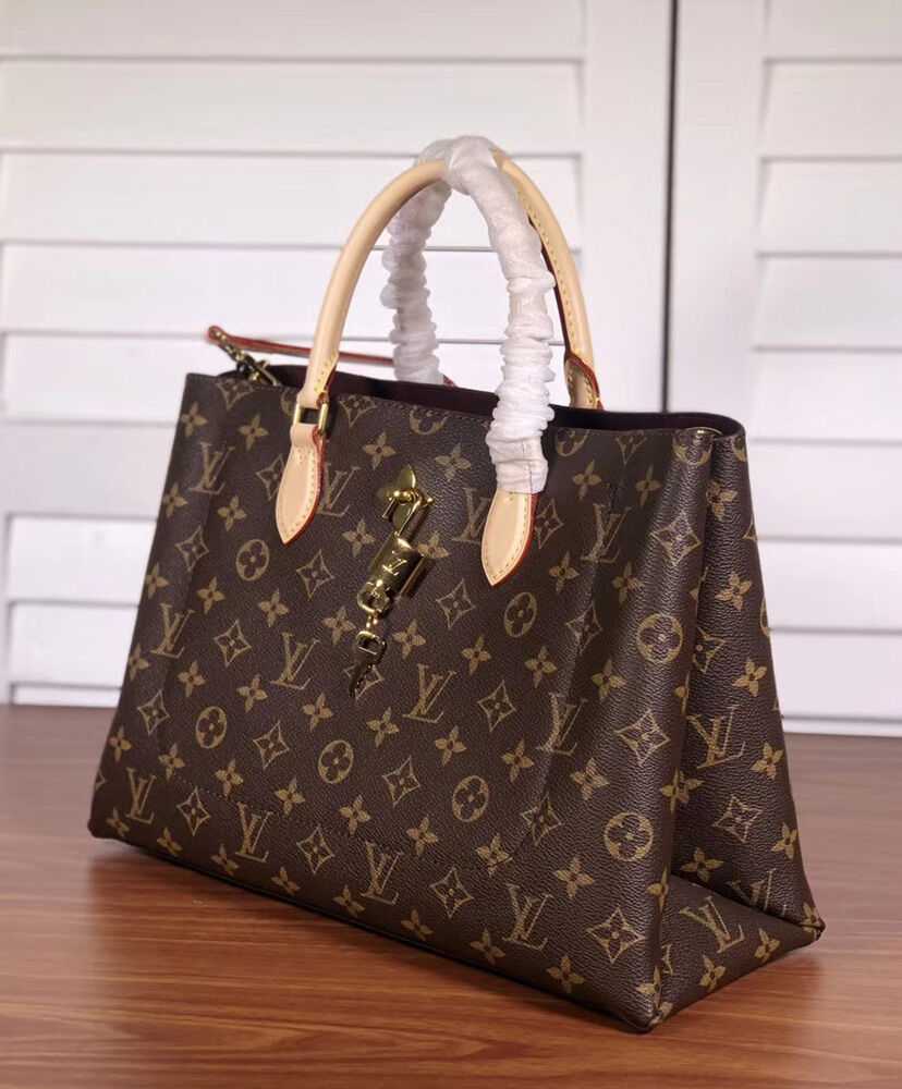 Louis Vuitton Flower Tote M43551 Brown