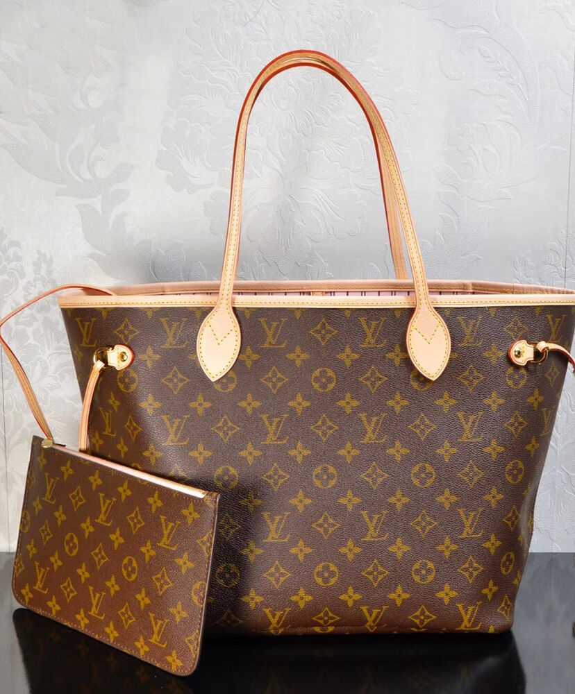 Louis Vuitton Neverfull MM M41178 M50366 Pink