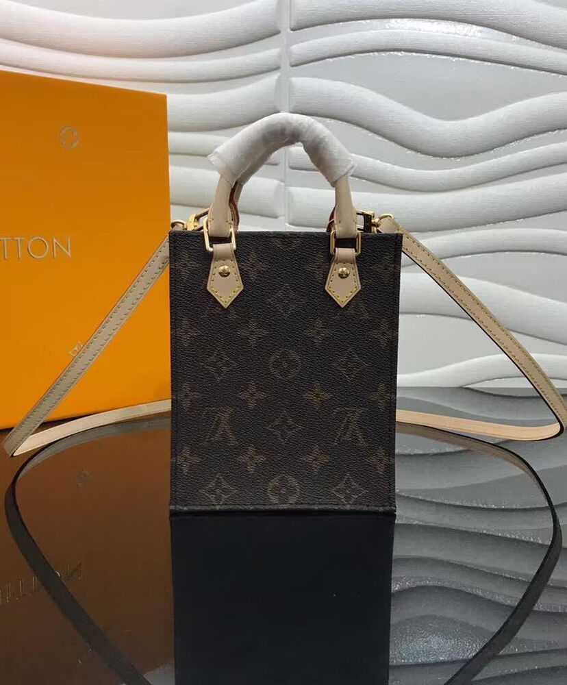 Louis Vuitton Petit Sac Plat M69442 Brown