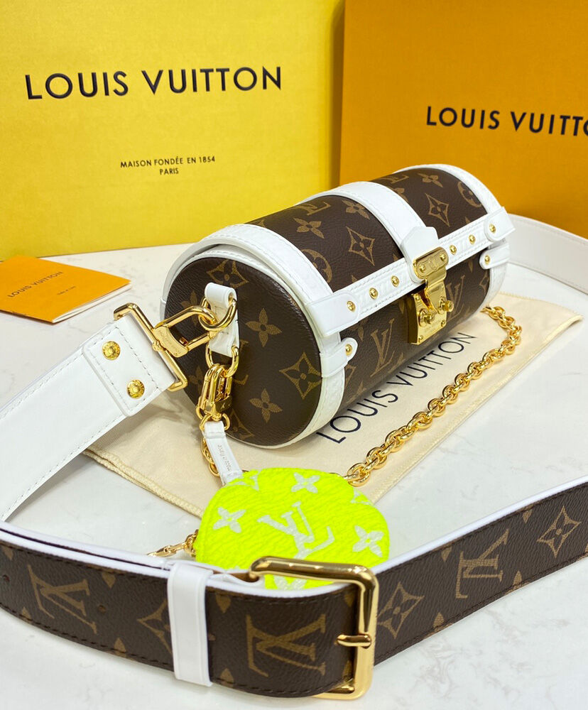 Louis Vuitton Papillon Trunk White