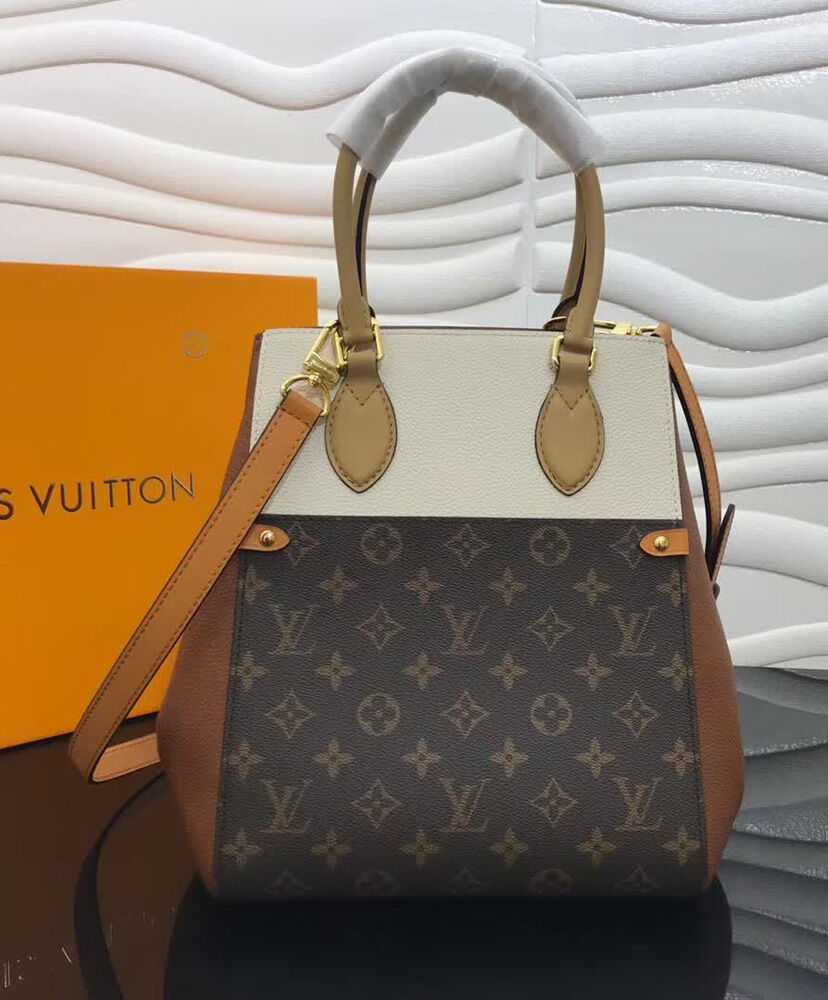 Louis Vuitton Fold Tote MM M45376 M45409 Cream