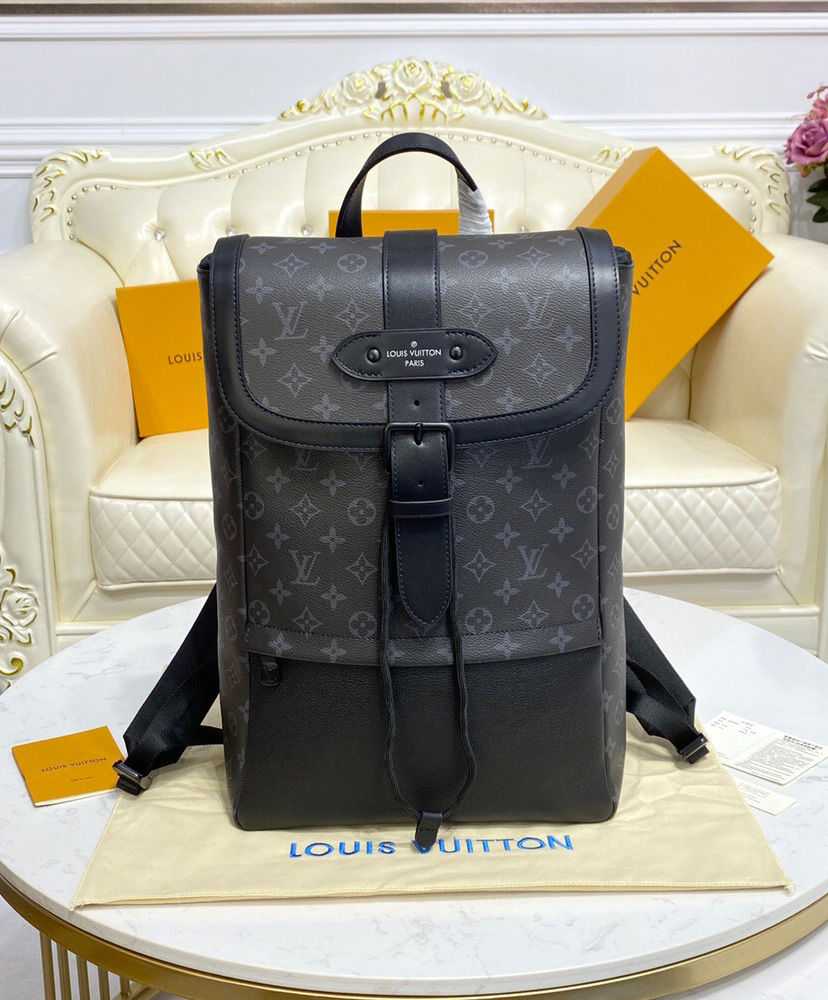 Louis Vuitton Saumur Backpack M45913 Black