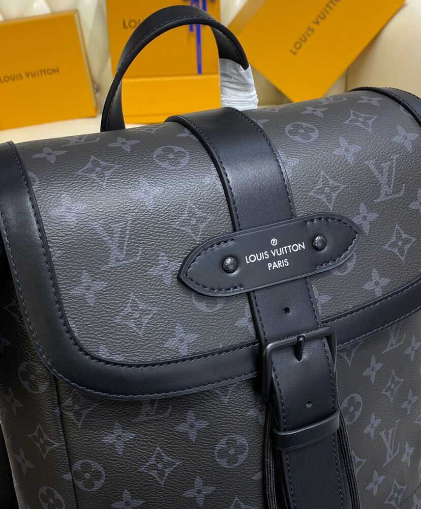 Louis Vuitton Saumur Backpack M45913 Black