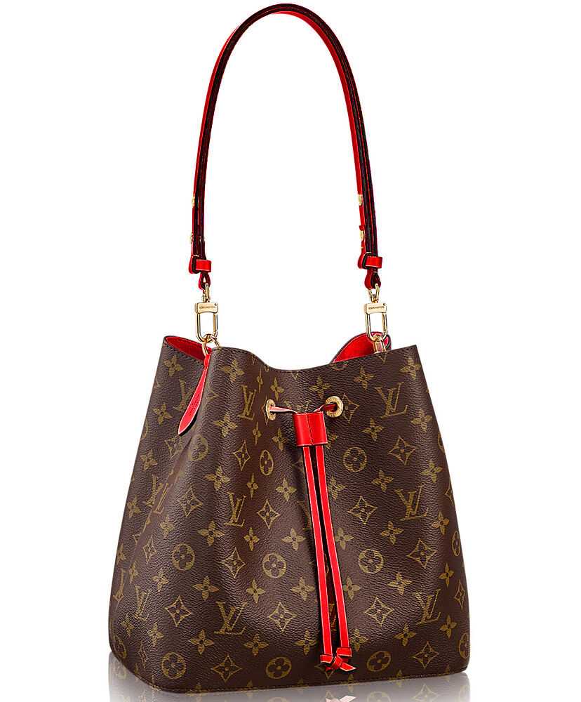 Louis Vuitton Monogram Neonoe M44020 M44021 M44022 Red