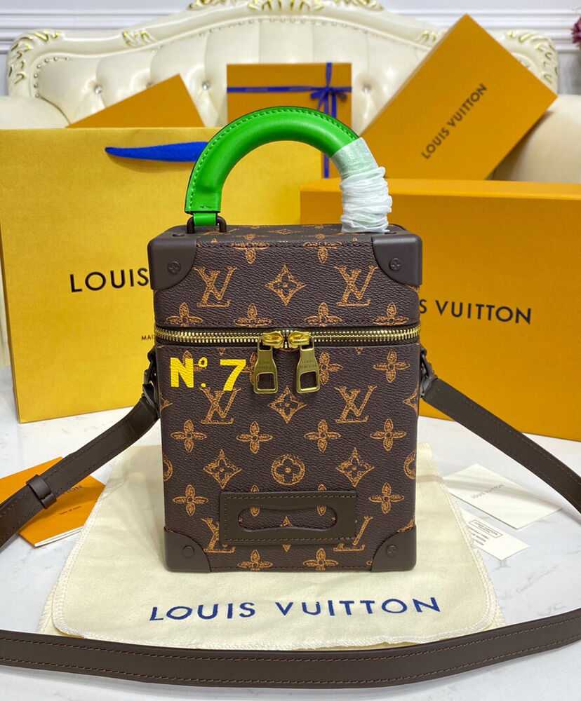 Louis Vuitton Vertical Box Trunk M59664 Brown