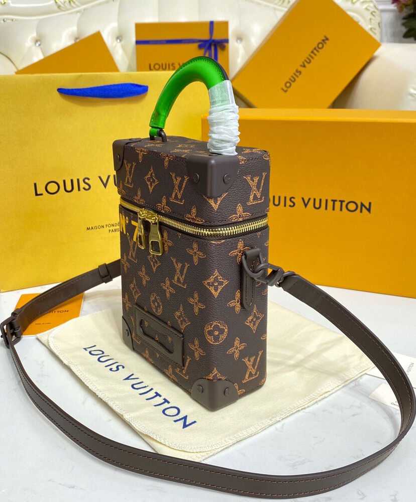 Louis Vuitton Vertical Box Trunk M59664 Brown