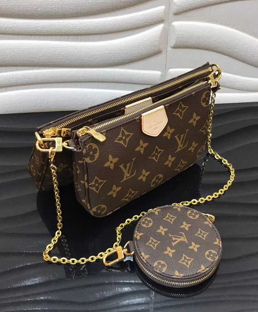 Louis Vuitton Multi Pochette Accessoires M44813 Blue