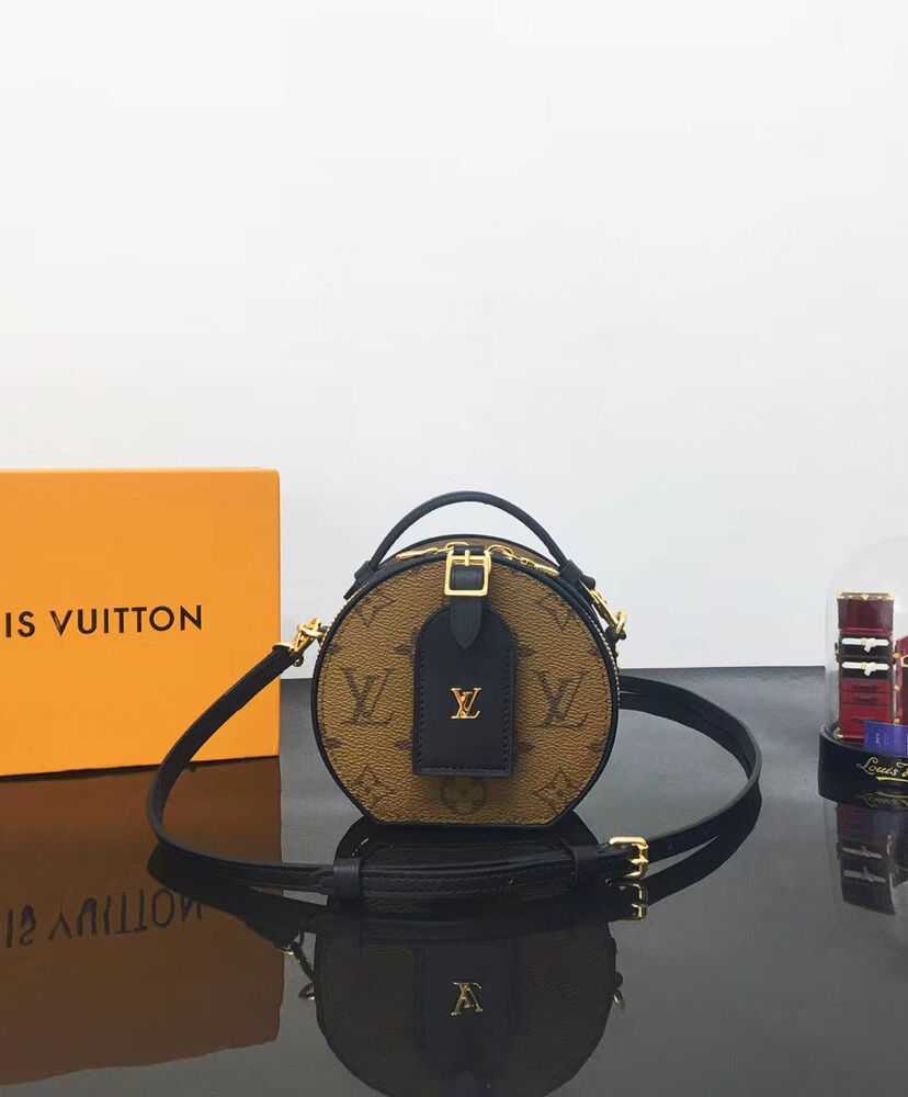 Louis Vuitton Mini Boite Chapeau Handbag M68276 Apricot