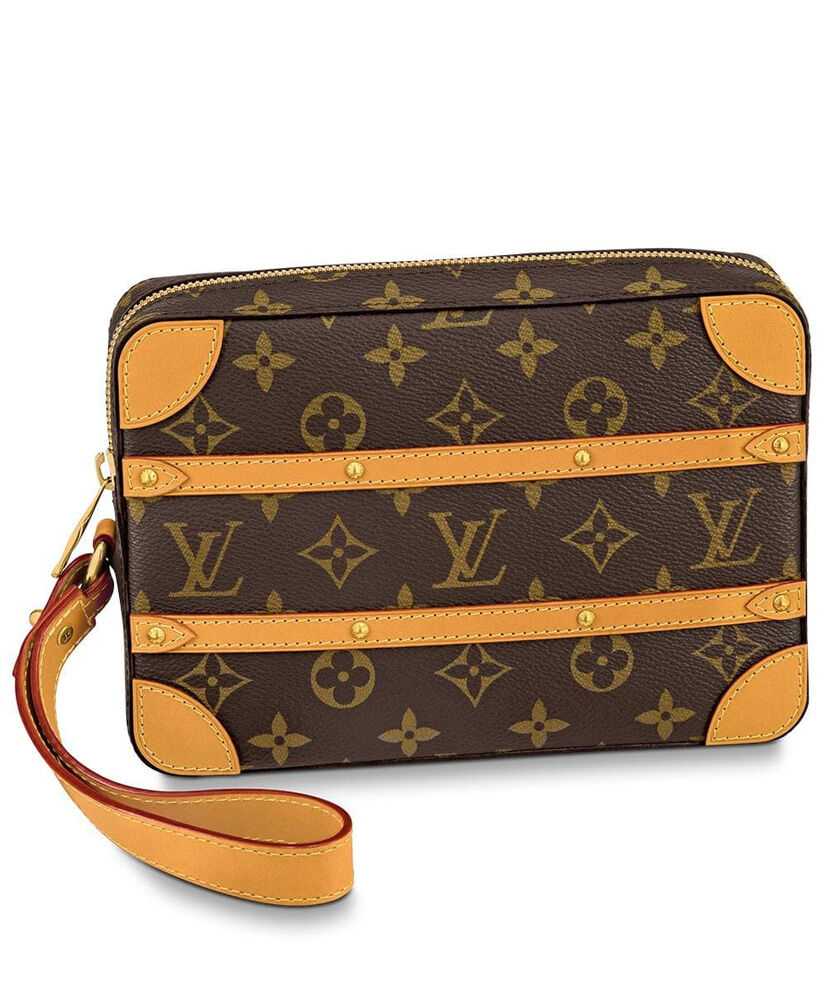 Louis Vuitton Soft Trunk Pouch M44779 Brown