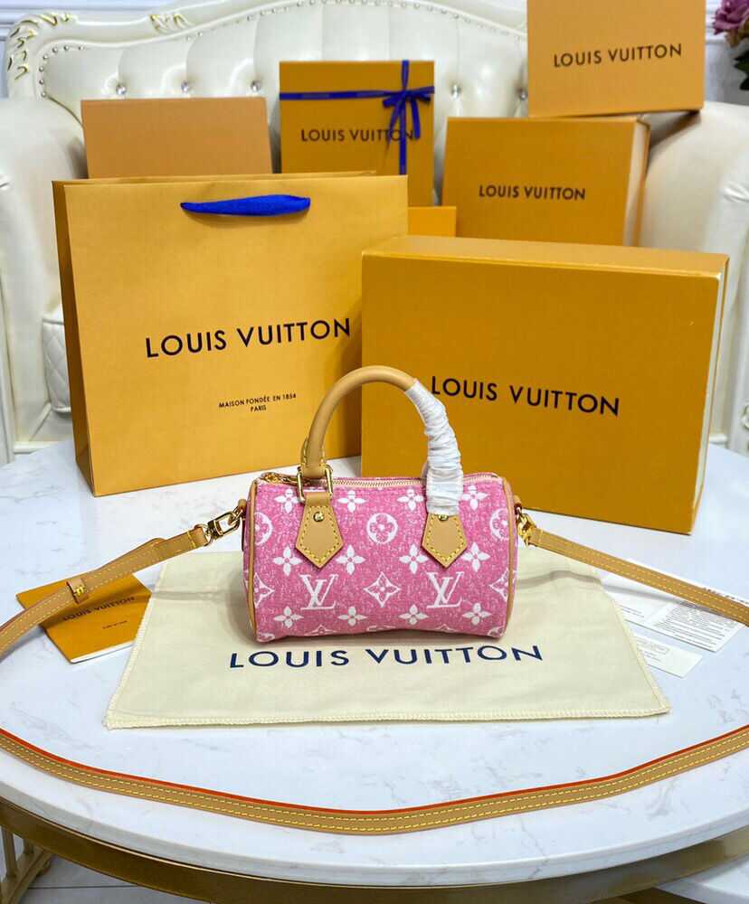 Louis Vuitton Nano Speedy M81168 M81213 Pink