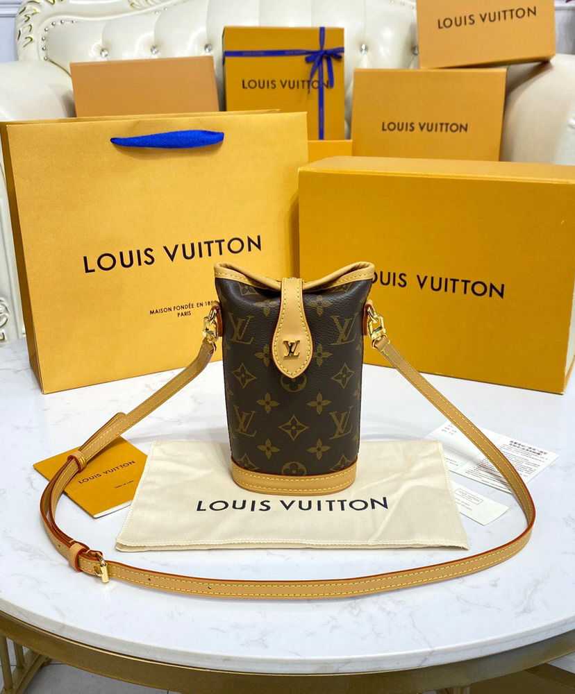 Louis Vuitton Fold Me Pouch M80874 Brown