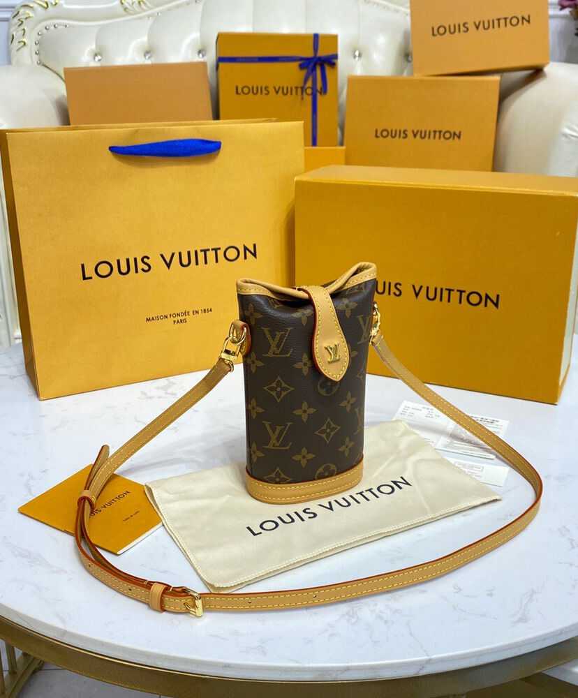 Louis Vuitton Fold Me Pouch M80874 Brown