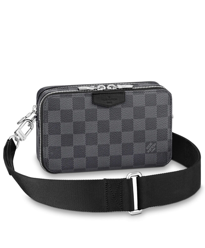 Louis Vuitton Alpha Wearable Wallet N60418 Black