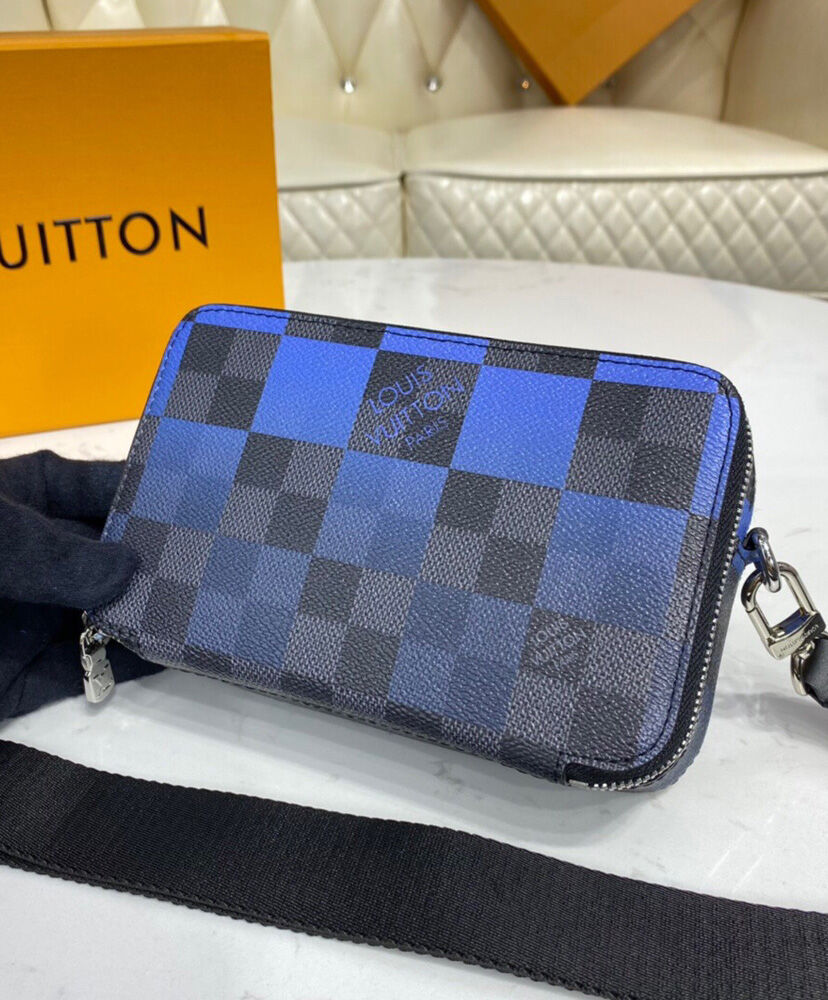 Louis Vuitton Alpha Wearable Wallet N60414 Dark Blue