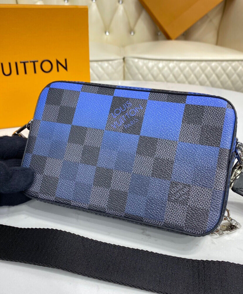 Louis Vuitton Alpha Wearable Wallet N60414 Dark Blue