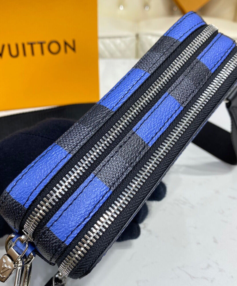 Louis Vuitton Alpha Wearable Wallet N60414 Dark Blue