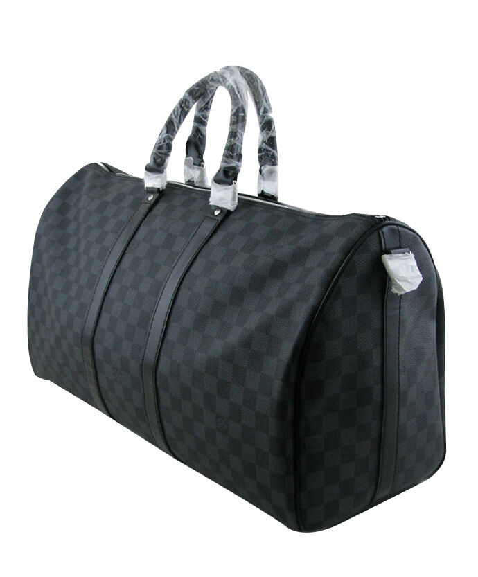 Louis Vuitton Damier Graphite Canvas Keepall N41418 Black