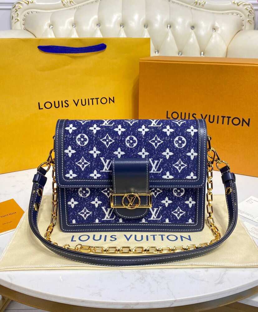 Louis Vuitton Dauphine MM M59631 Blue