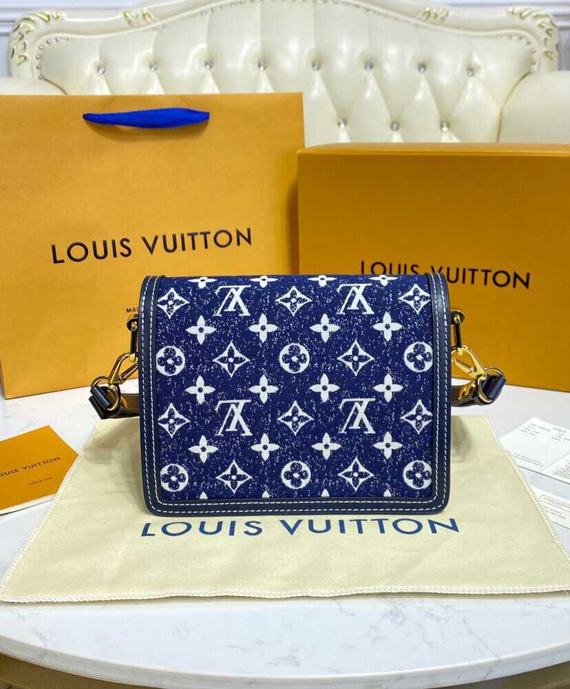 Louis Vuitton Dauphine Mini Handbag Blue