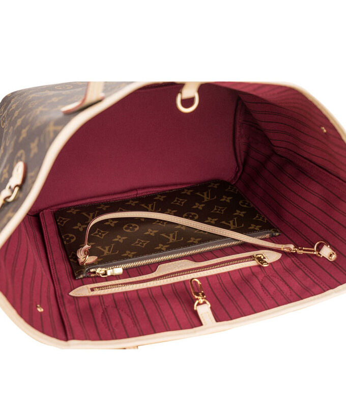 Louis Vuitton Monogram Neverfull M40996 Red