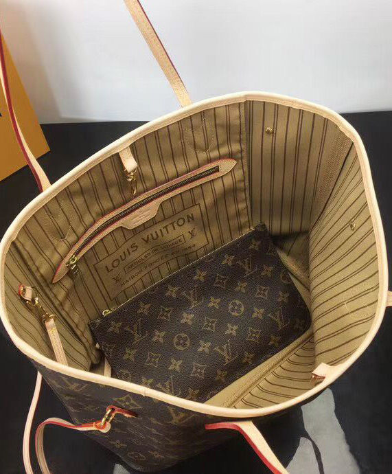 Louis Vuitton Monogram Neverfull M40995 Brown