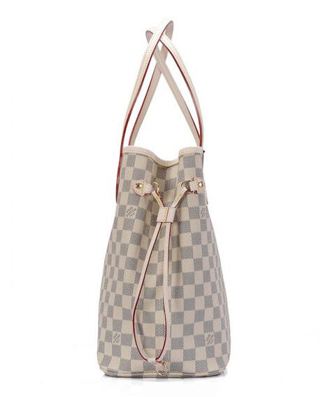 Louis Vuitton damier azur canvas neverfull MM N51107 White