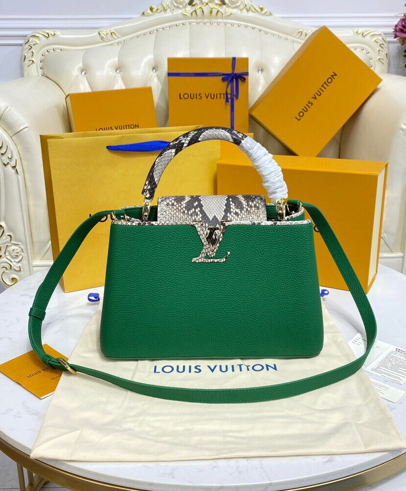 Louis Vuitton Capucines Mini Bag N80931 N96467 Green