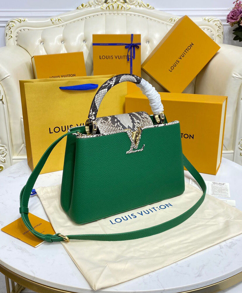 Louis Vuitton Capucines Mini Bag N80931 N96467 Green