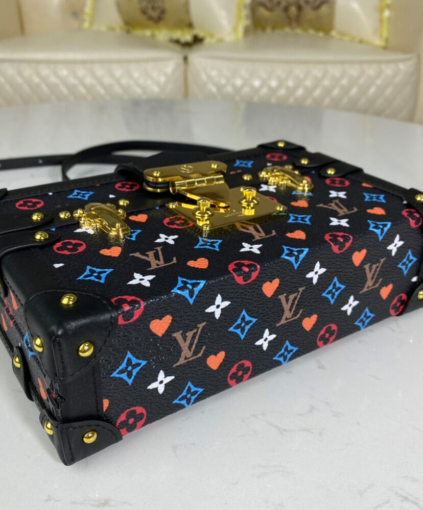 Louis Vuitton Game ON Petite Malle M57454 Black