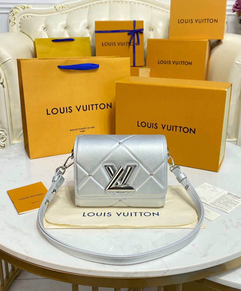 Louis Vuitton Twist MM M59029 M59031 Silver