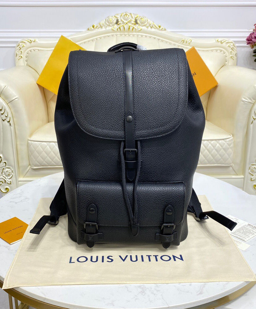 Louis Vuitton Christopher Slim Backpack M58644 Black